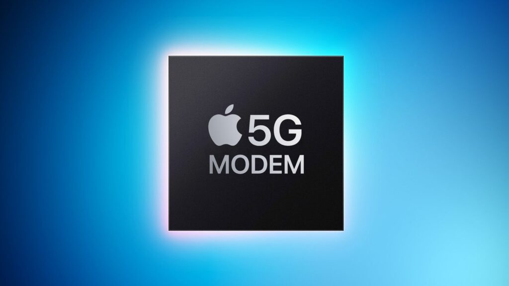 Apple company image 5g modem