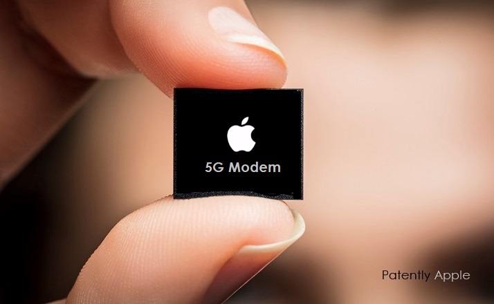 Apple company image 5g modem