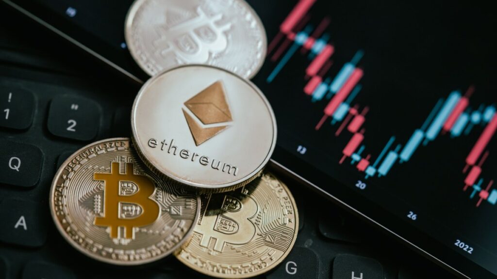 Image bitcoin and ethereum