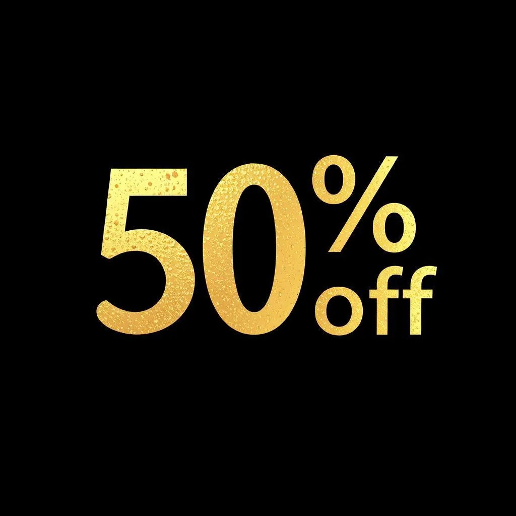 Image of the promotion 50% discount