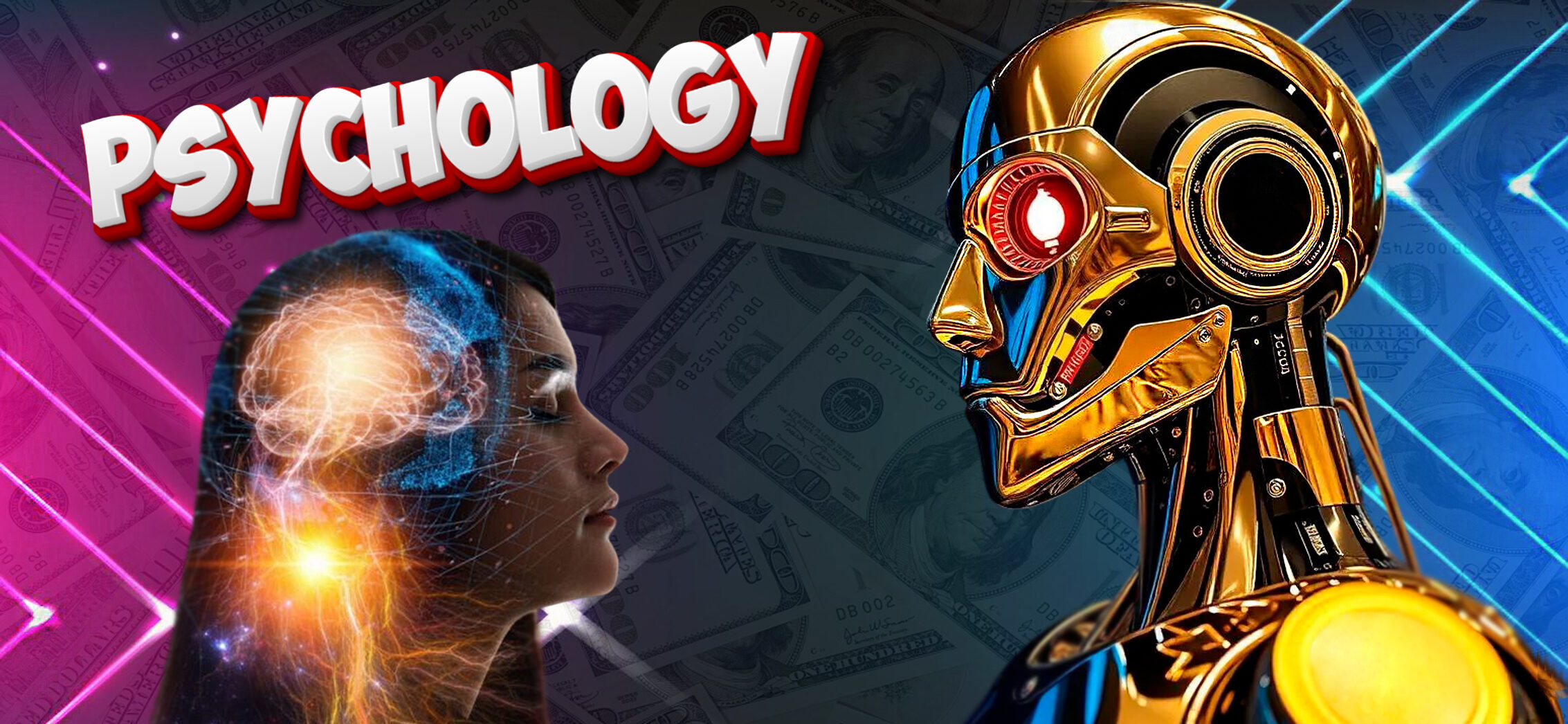 image of a human and a robot