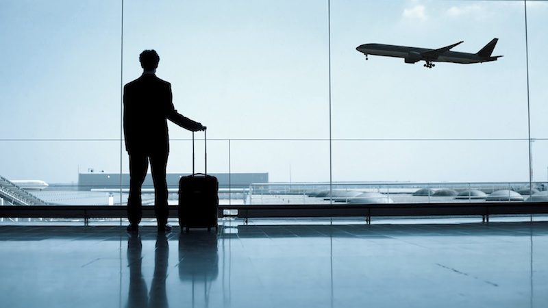image of a man at the airport